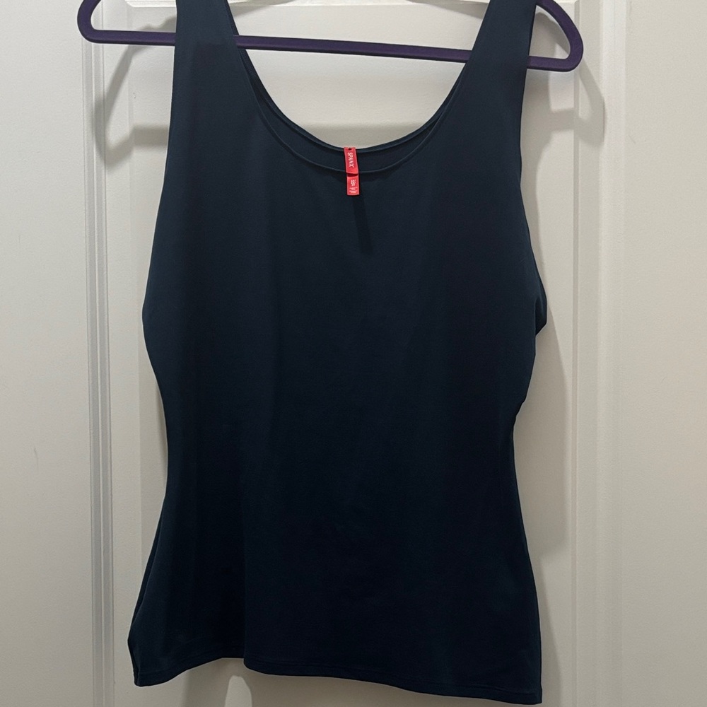 SPANX Sleek Navy Tank Top